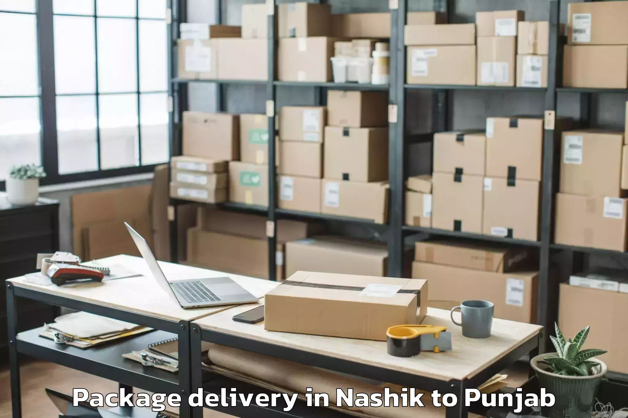 Book Nashik to Laungowal Package Delivery Online